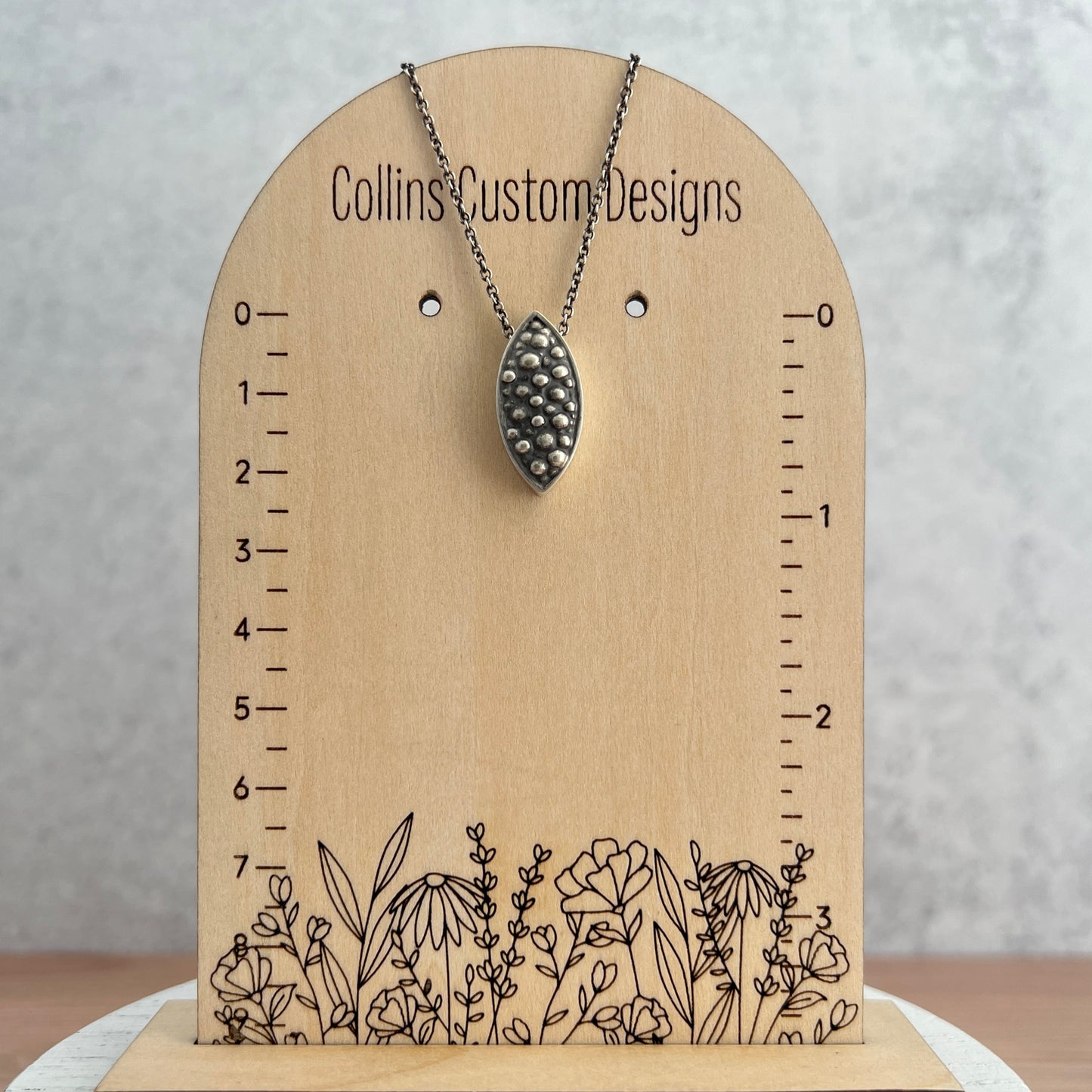 Bubble Bliss Marquise Drop Necklace
