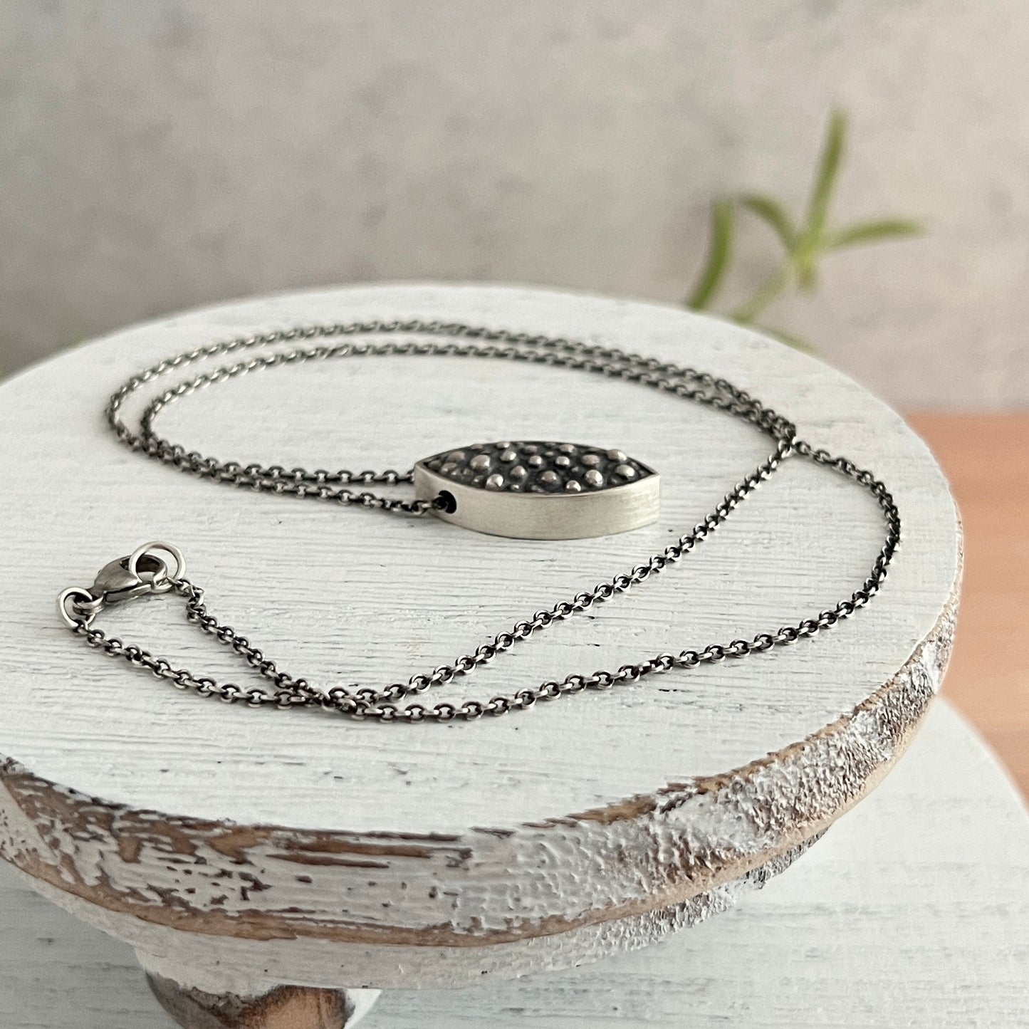 Bubble Bliss Marquise Drop Necklace