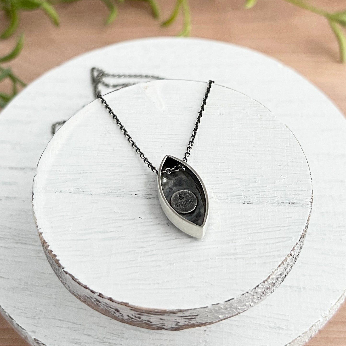 Bubble Bliss Marquise Drop Necklace