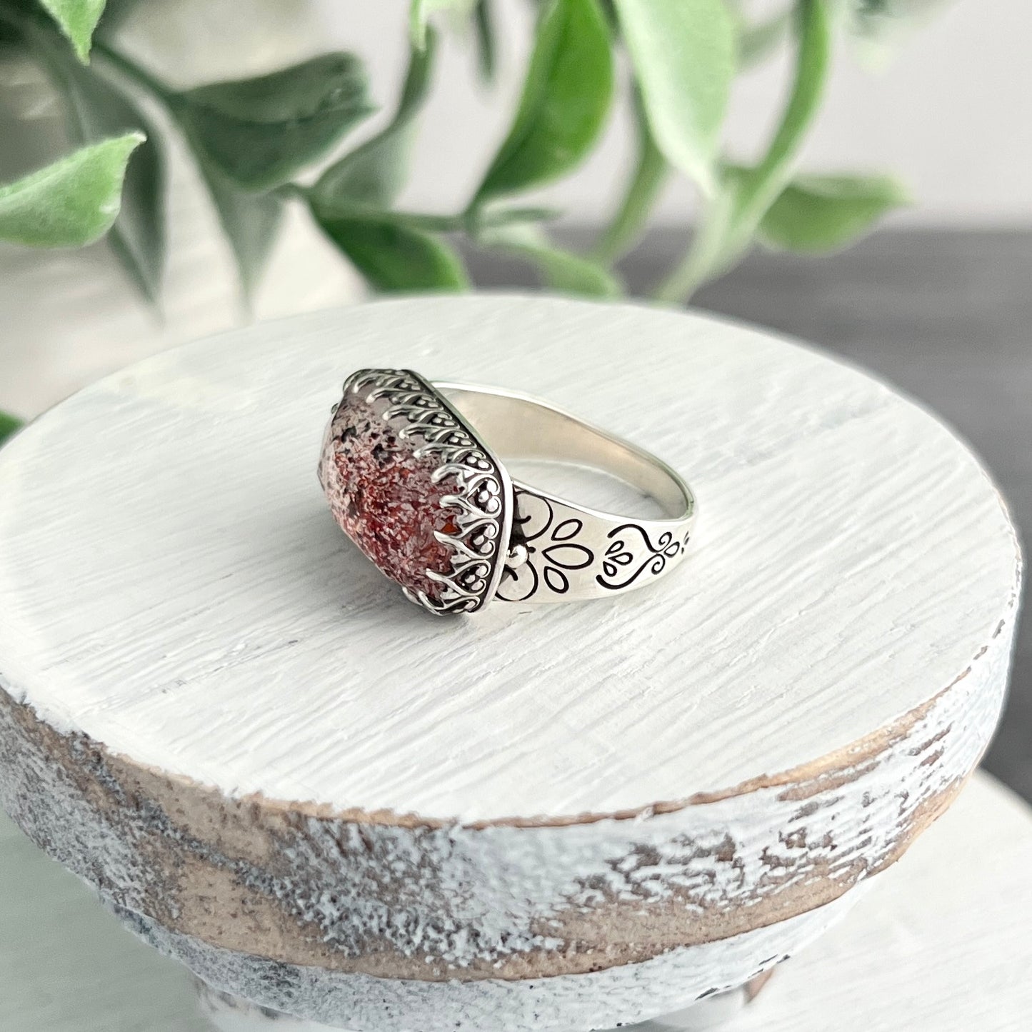 Sterling Silver Lepidocrocite Ring