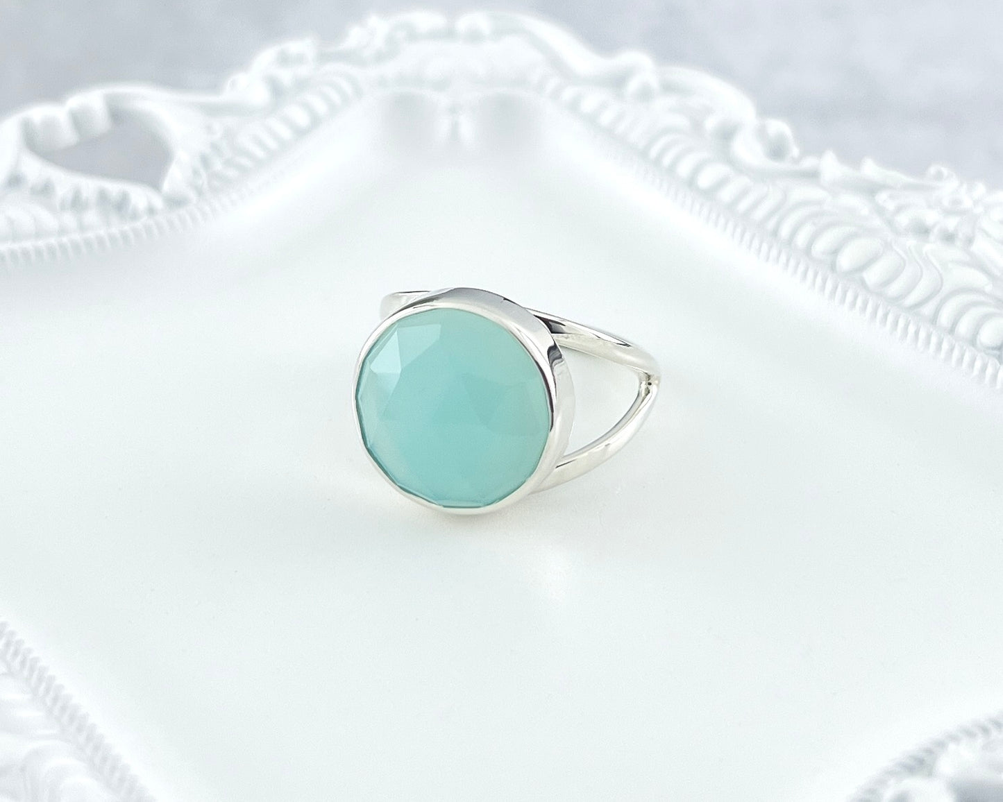 Paraiba Chalcedony Ring