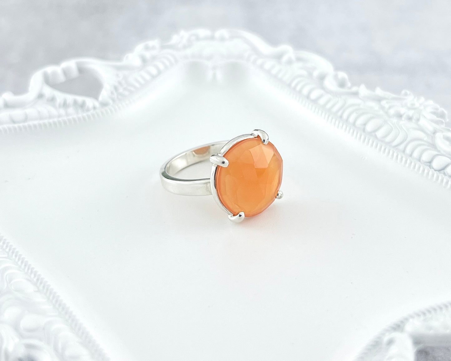 Carnelian Agate Ring