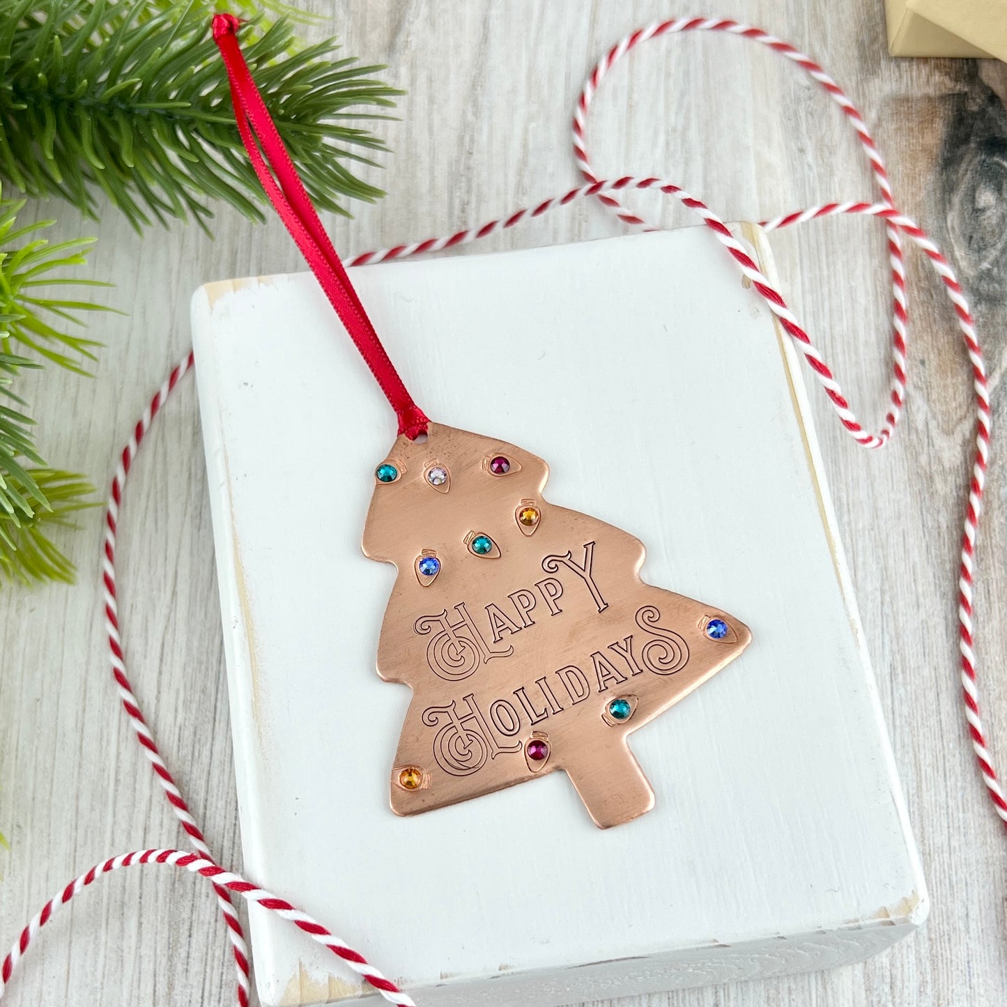 Tree Ornament With Colorful "Lights"