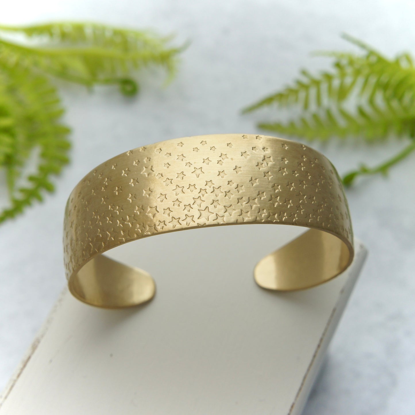Fading Stars Brass Cuff