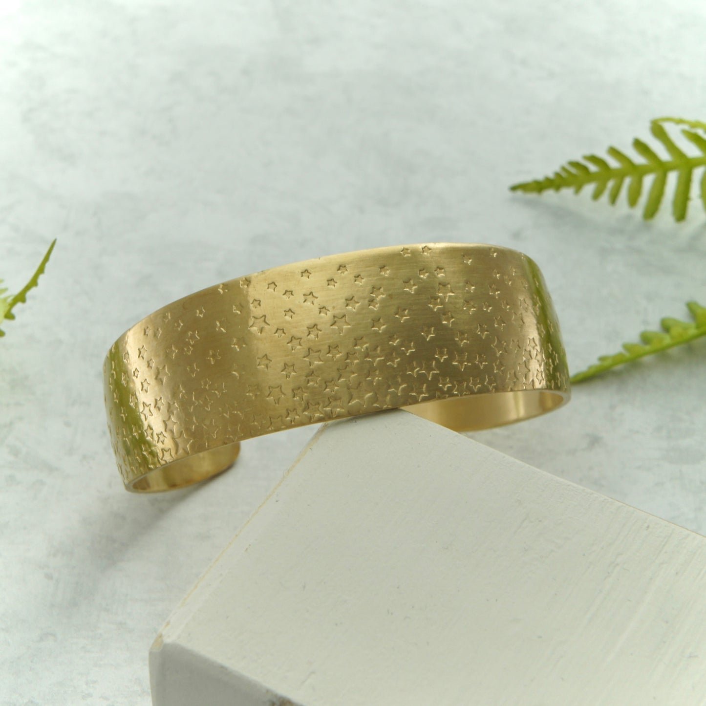 Fading Stars Brass Cuff