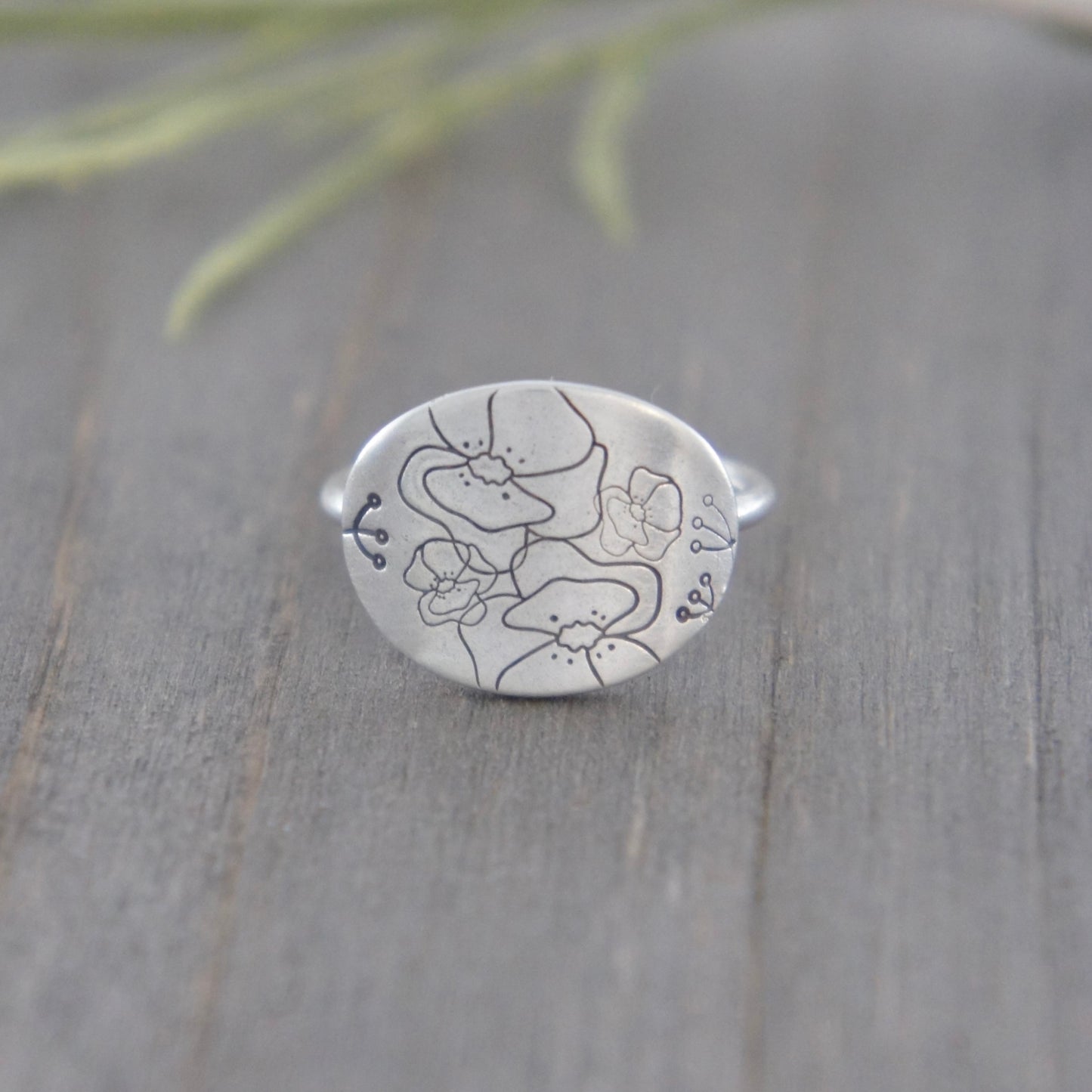 Precious Poppy Ring