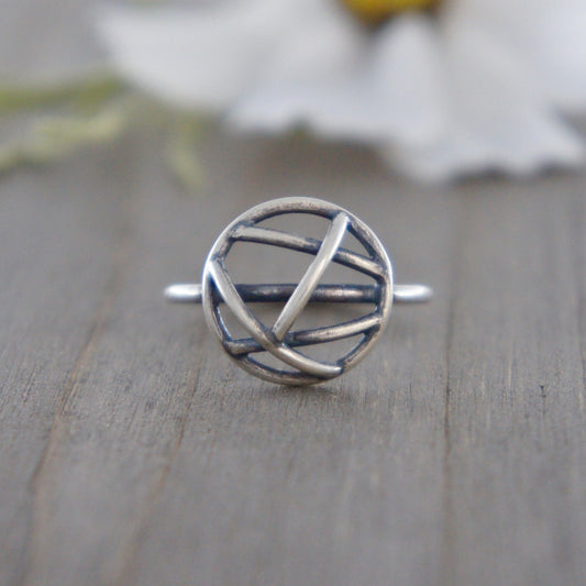 Sterling Silver "Cosmic Chaos" Ring