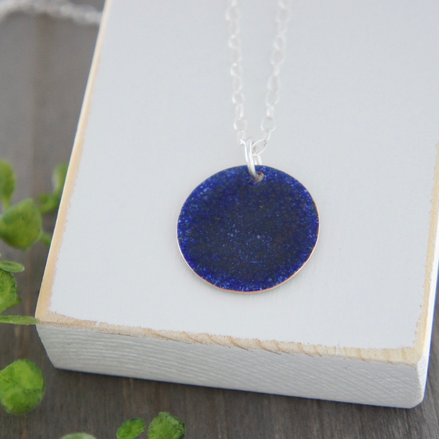 Enamel Row Of Flowers Necklace