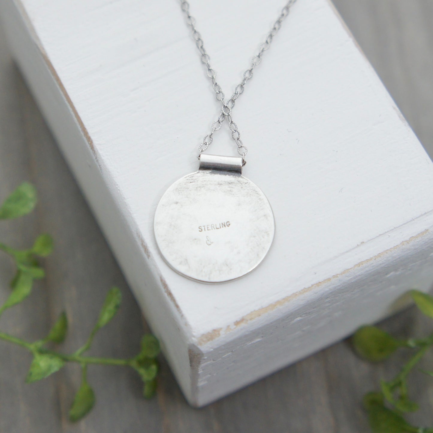 Sterling Silver Mandala Necklace