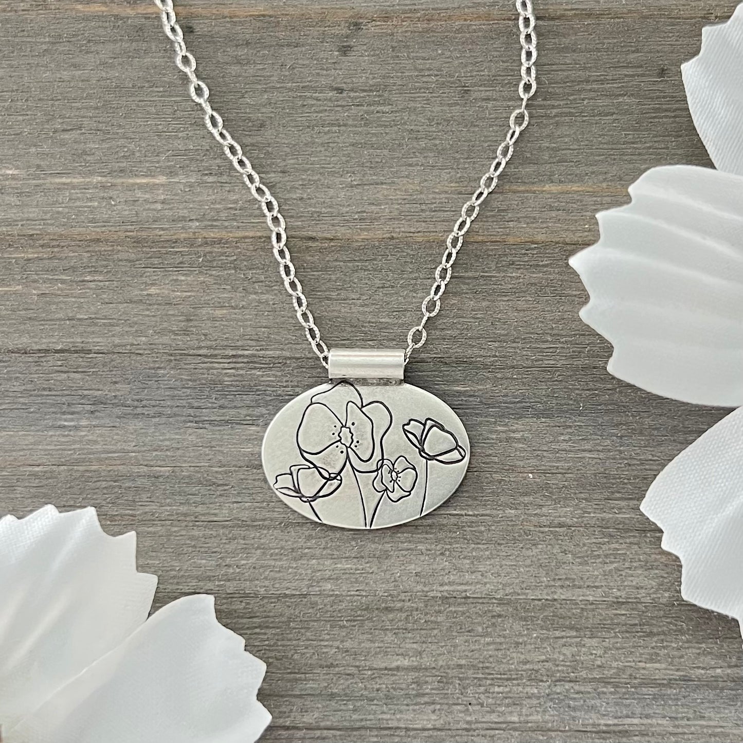 Precious Poppy Pendant
