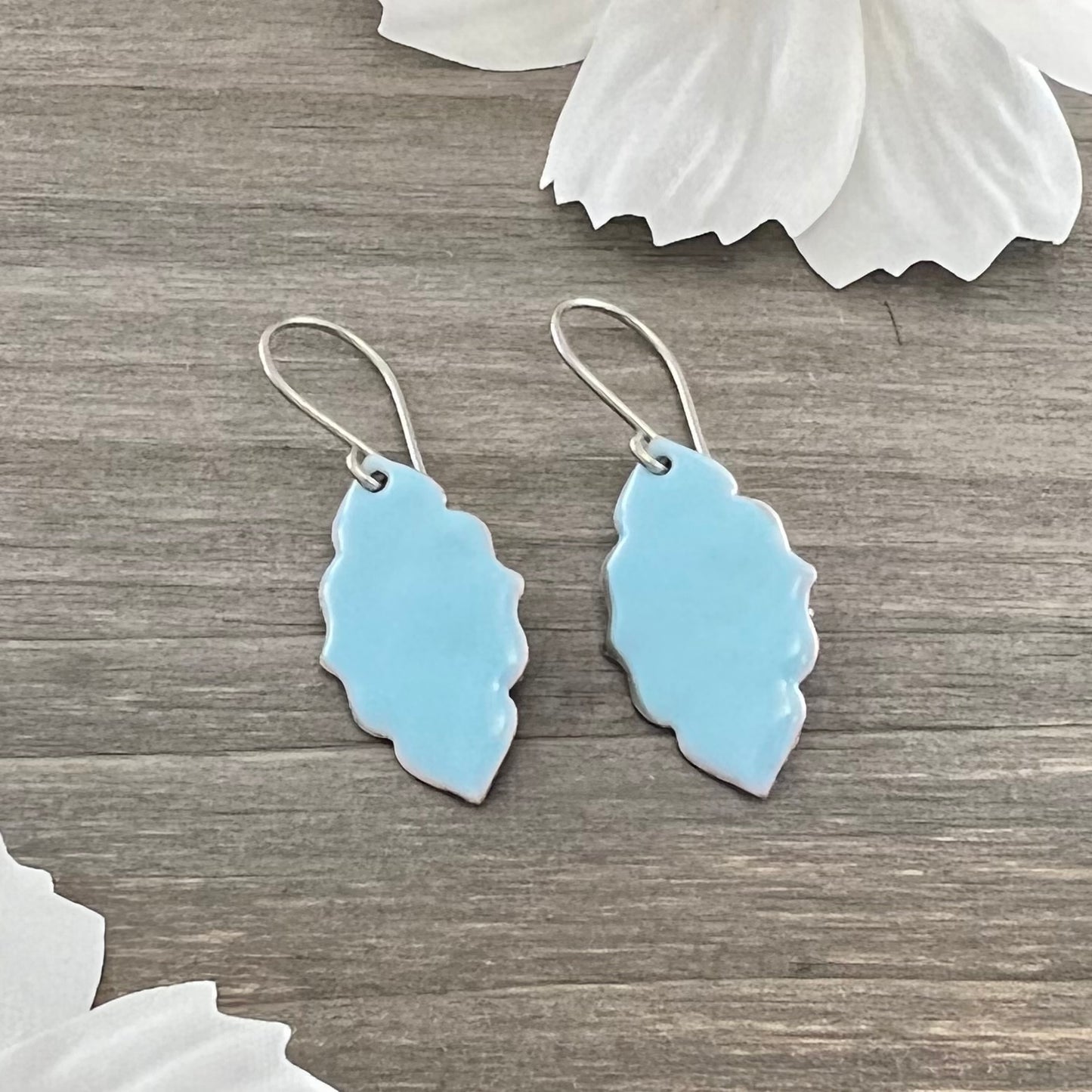 Light Blue Vintage Style Earrings
