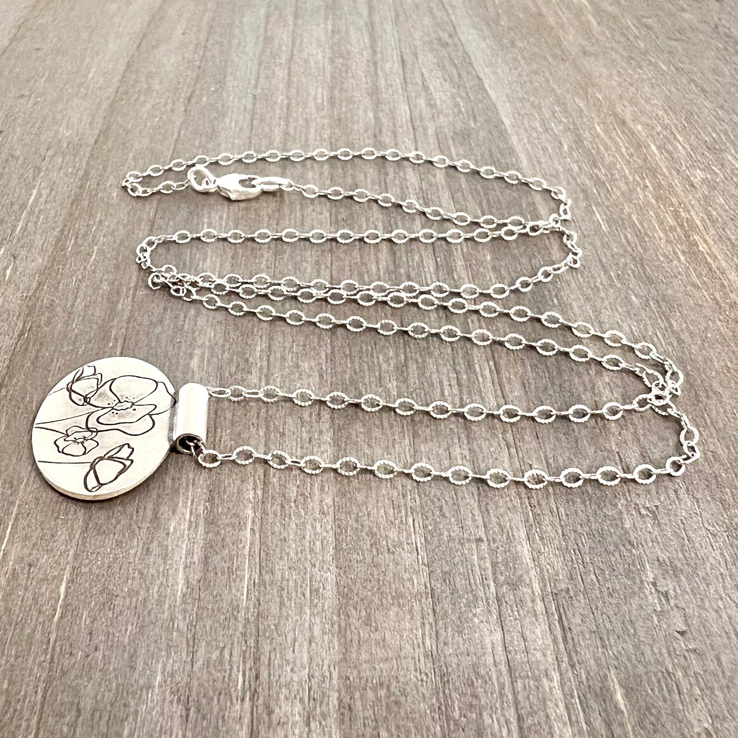 Precious Poppy Pendant
