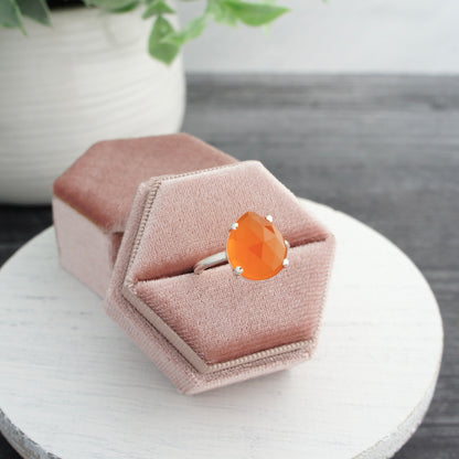 Carnelian Agate Ring