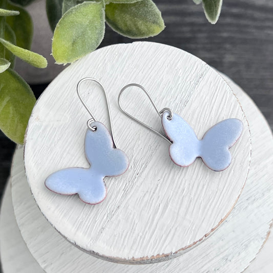 Enamel Butterfly Earrings