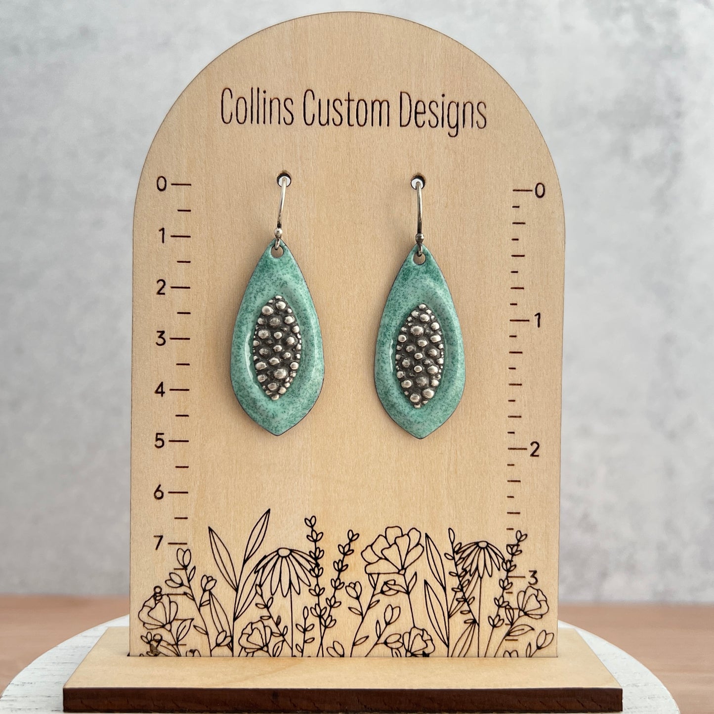 Bubble Bliss Marquise Enamel Earrings