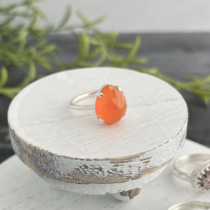 Carnelian Agate Ring