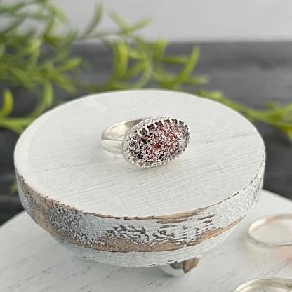 Sterling Silver Lepidocrocite Ring