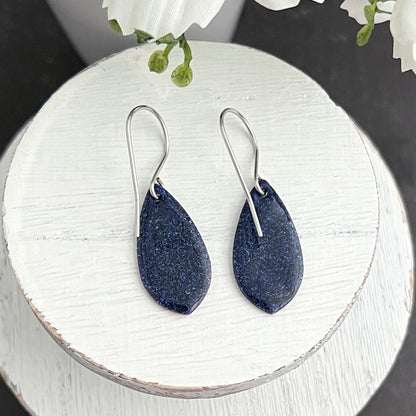 Partial Mandala Enamel Drop Earrings