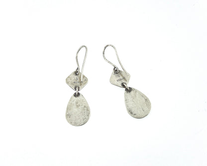 Floral Double Drop Earrings