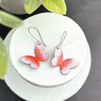 Enamel Butterfly Earrings