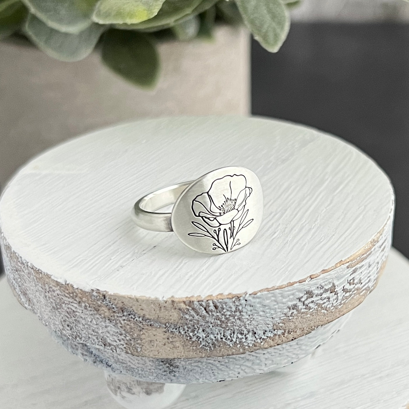 Precious Poppy Ring
