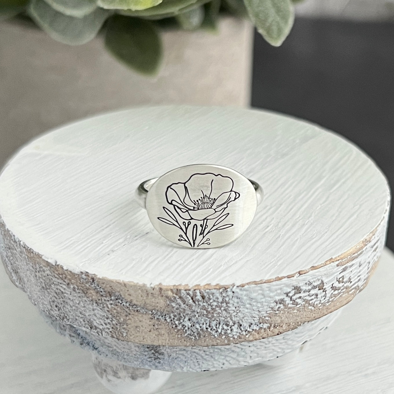 Precious Poppy Ring