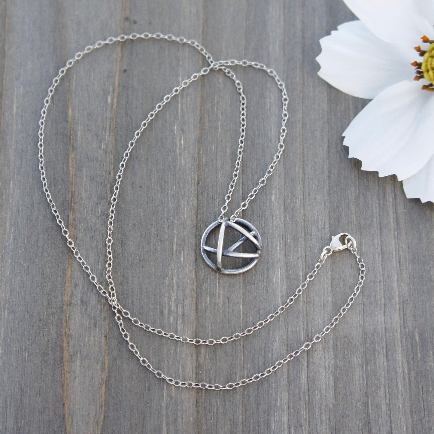 Sterling Silver "Cosmic Chaos" Necklace