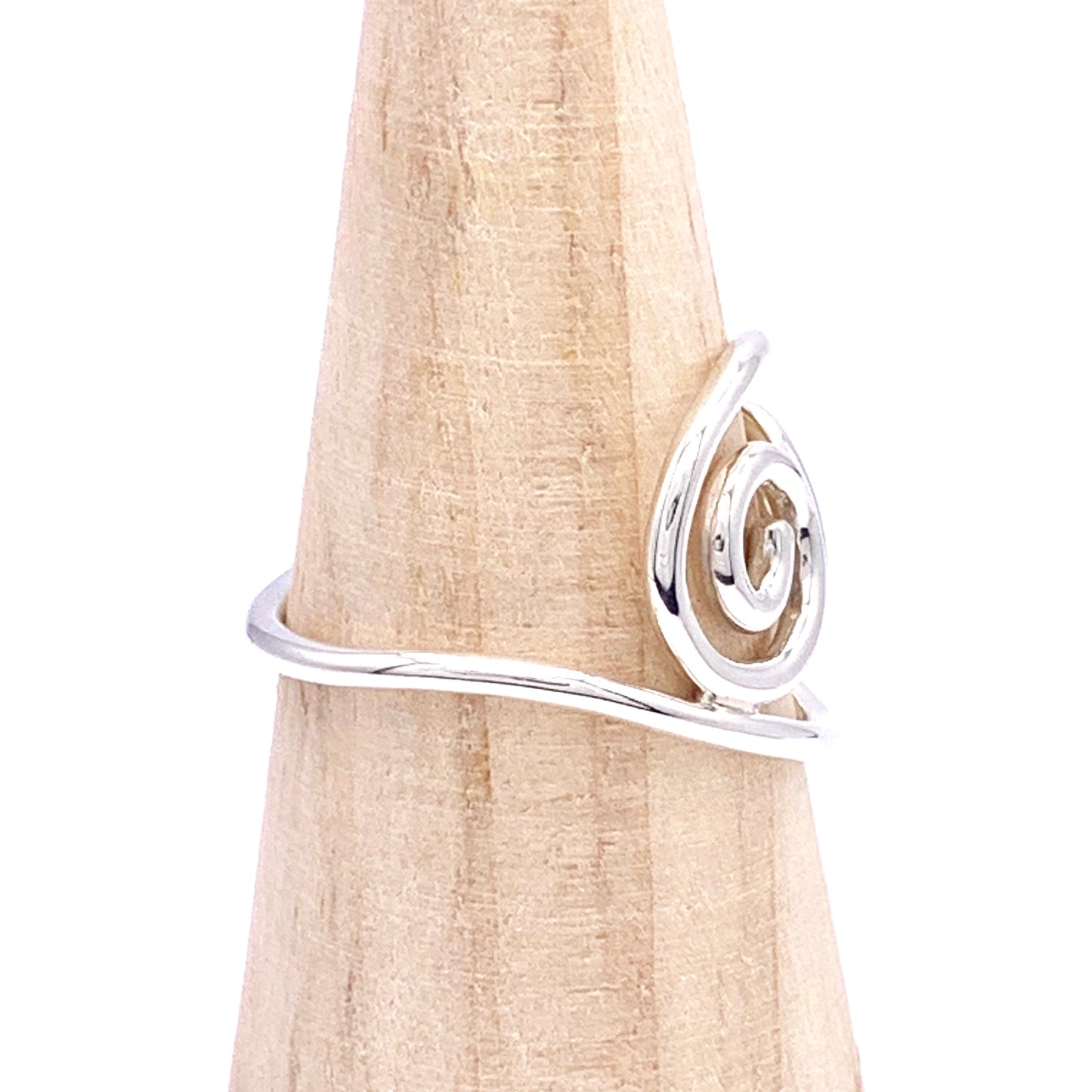 Sterling Silver Hugging Swirl Ring