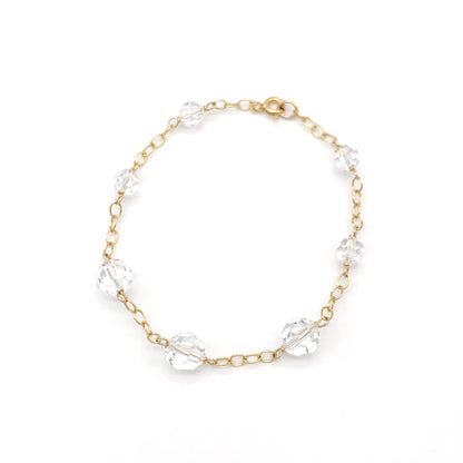 Gold-filled Swarovski Bead Bracelet